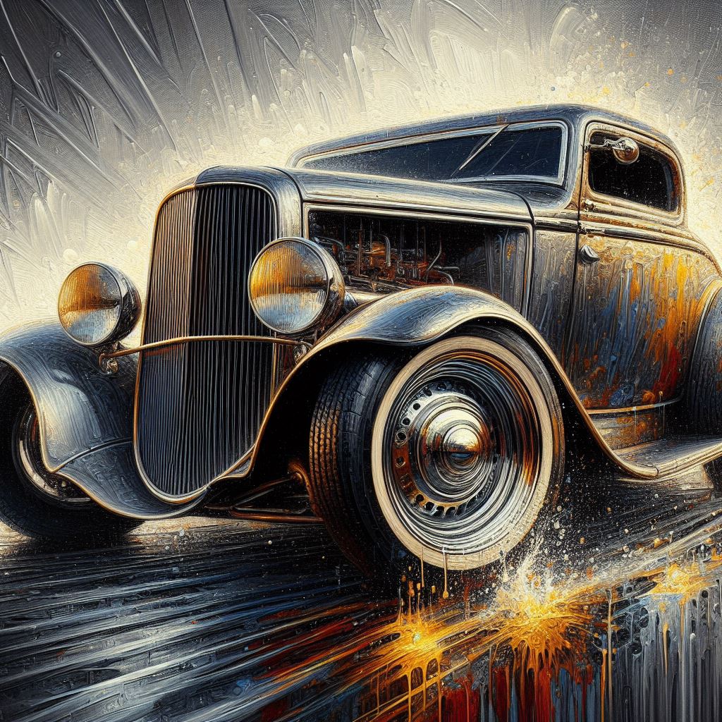 Cars metal print