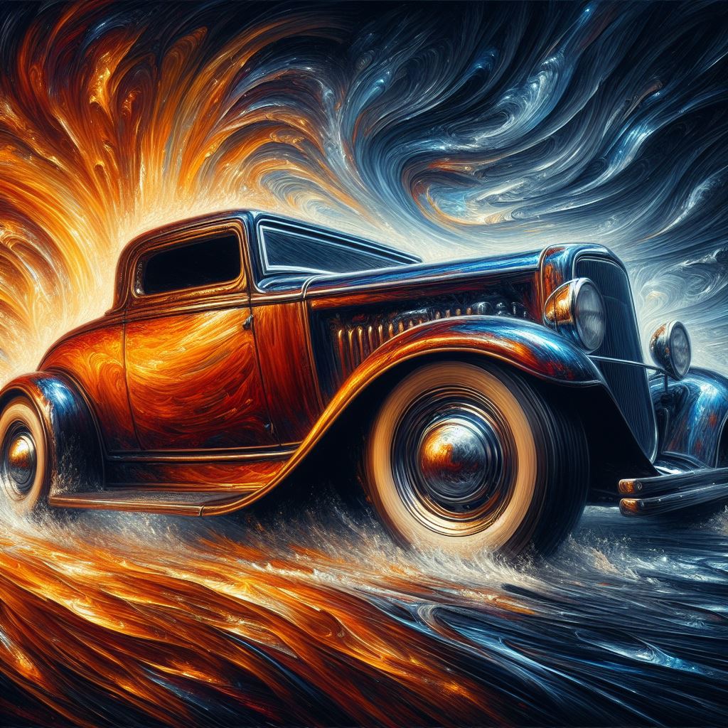 Cars metal print