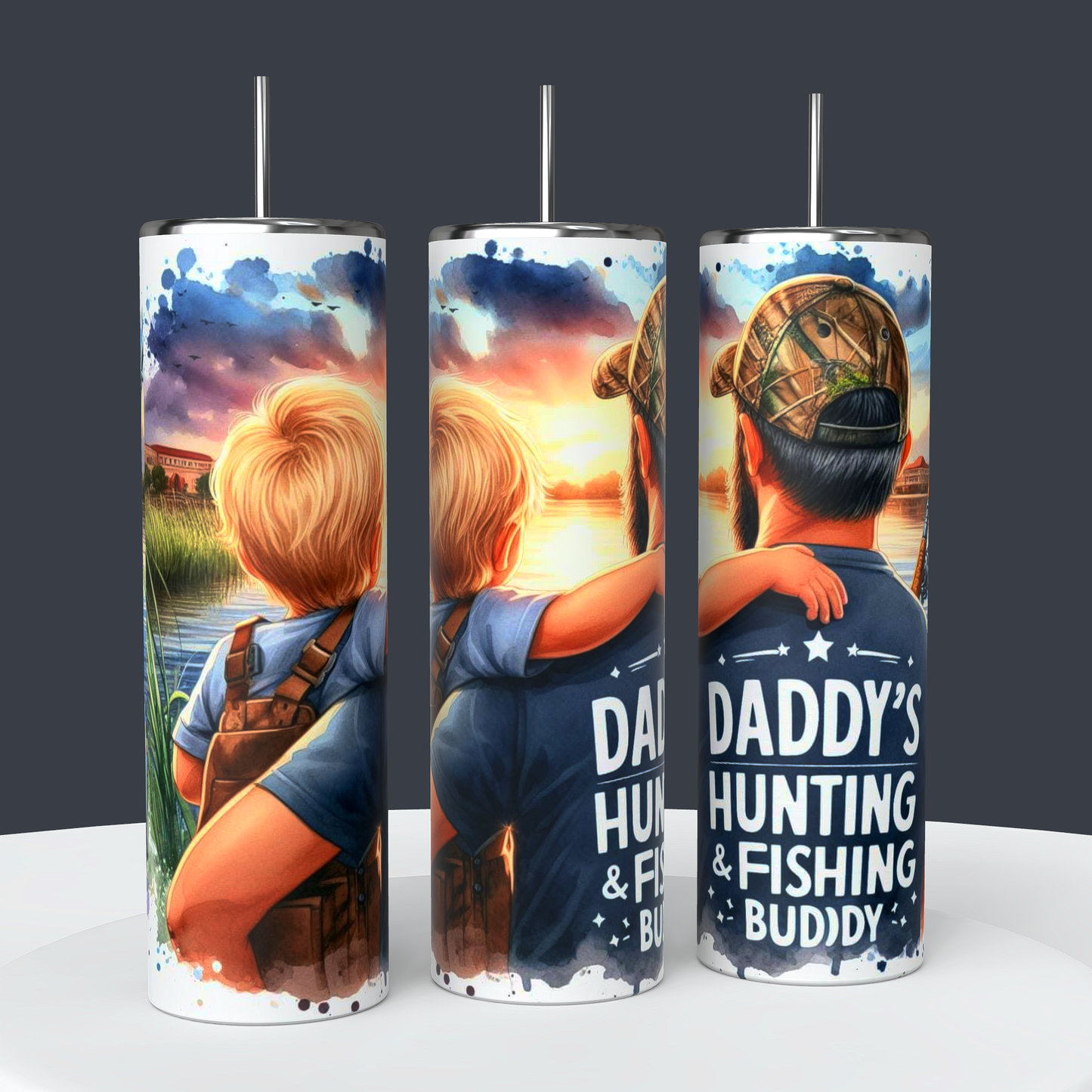 Dad and Child 20oz or 30oz tumbler