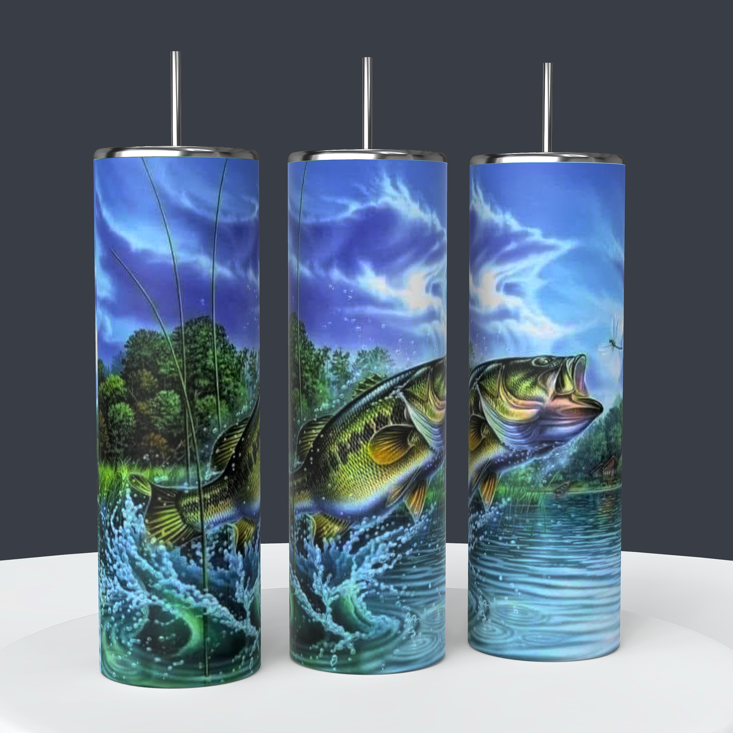 Fish 20oz or 30oz tumbler