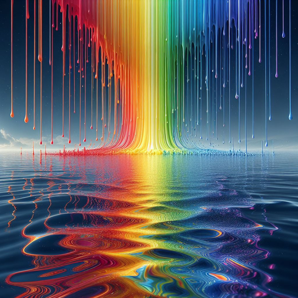 Rainbow Art metal print